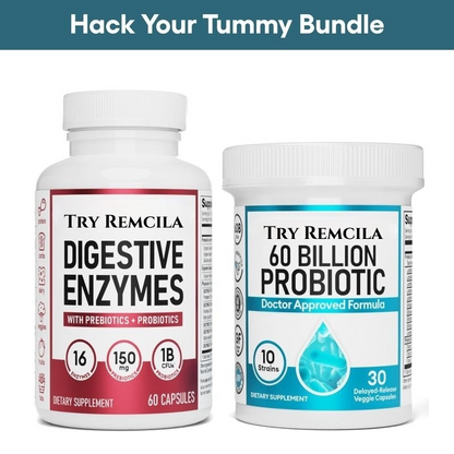 TryRemcila™ - Digestive Enzymes + 60 Billion Probiotic Bundle