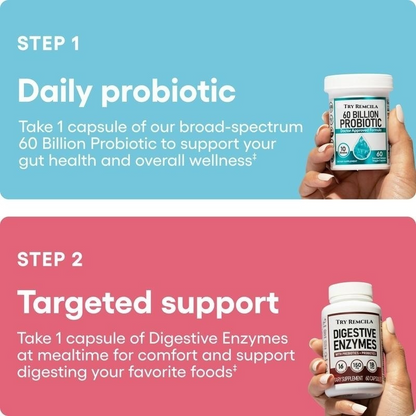 TryRemcila™ - Digestive Enzymes + 60 Billion Probiotic Bundle