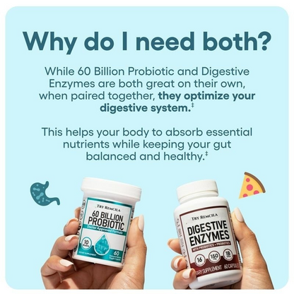 TryRemcila™ - Digestive Enzymes + 60 Billion Probiotic Bundle